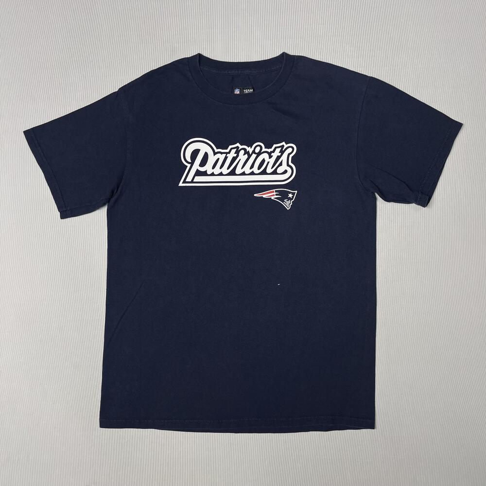 New England Patriots Shirt Mens M Blue NFL Football NFL Team Apparel Graphic
